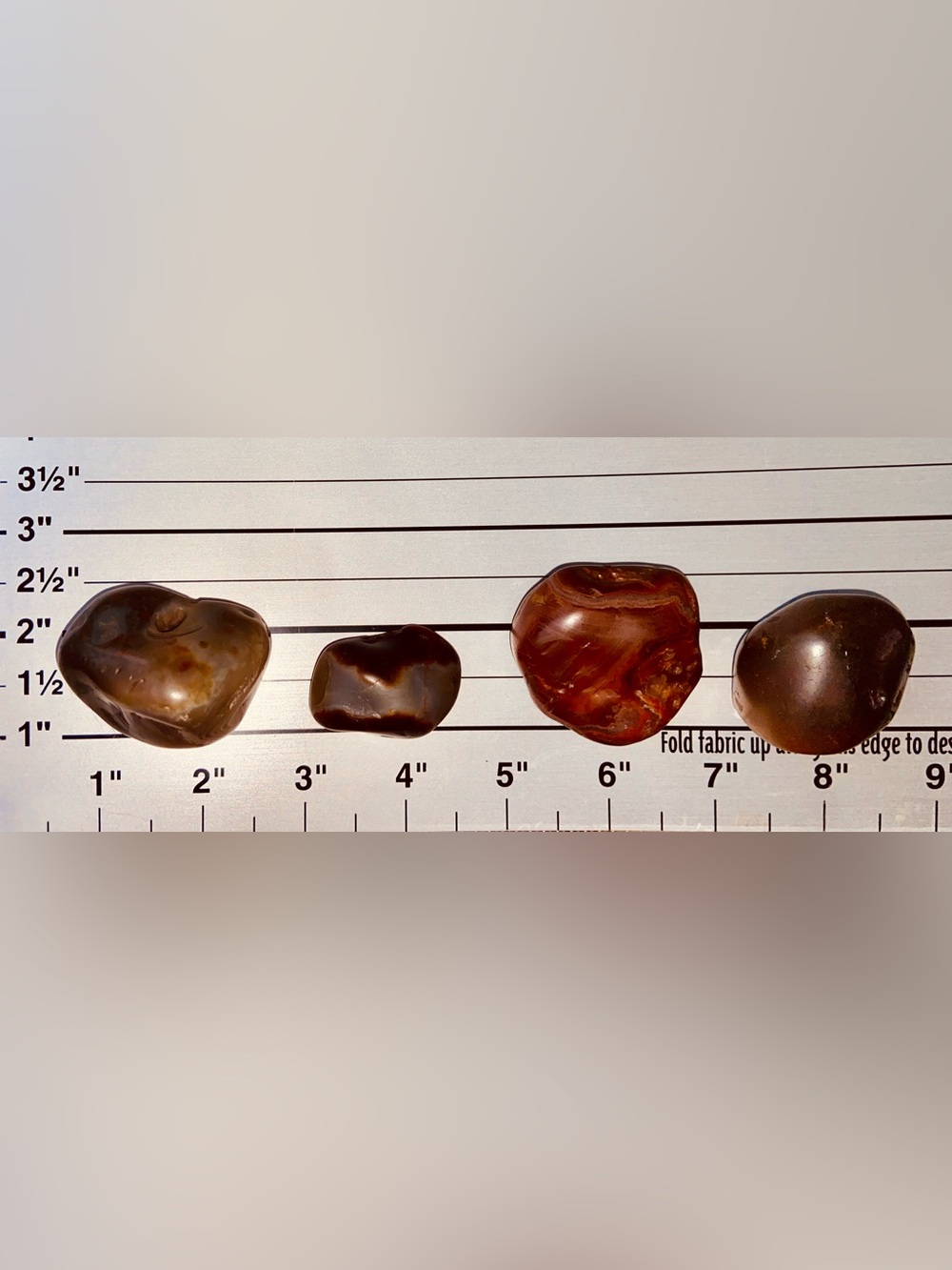 Authentic Whole Noodle- Lake Superior Agate’s Gently Polished, 4 Piece Lots Only